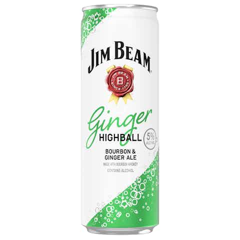 Jim Beam Ginger Highball Cocktail Ready-to-Drink