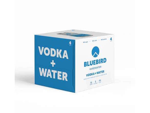 Bluebird Hardwater Vodka + Water